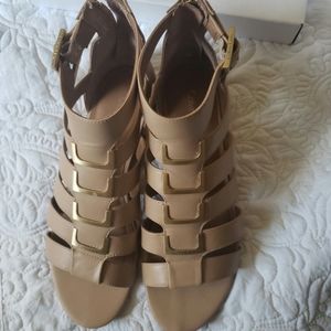 Calvin Klein, Estes Cow Silk, gladiator sandals